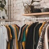 a closet full of clothes